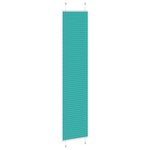 vidaXL Store plissé vert pétrole 45x200 cm largeur du tissu 44 4 cm