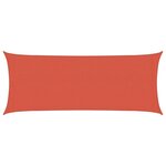 vidaXL Voile d'ombrage 160 g/m² Terre cuite 2x4 5 m PEHD