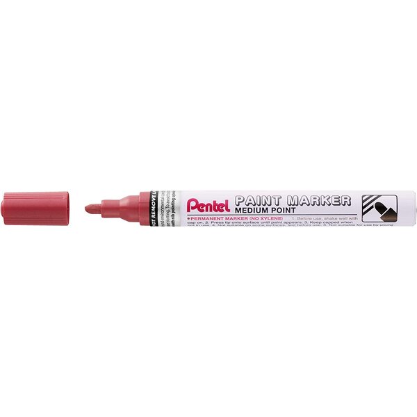 Marqueur peinture PAINT MARKER MMP10-MB Pointe moyenne Rouge nacré PENTEL