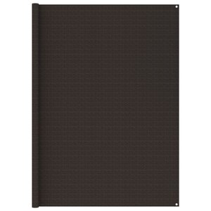 vidaXL Tapis de tente 250x250 cm Marron