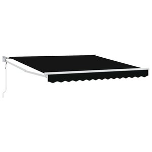 vidaXL Auvent Noir 300 x 250 x 165 cm Polyester
