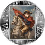 Pièce de monnaie en Argent 500 Francs g 15.57 (1/2 oz) Millésime 2025 AI-nime Art Masterpieces NAPOLEON CROSSING THE ALPS (PRÉCOMMANDE)