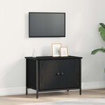 vidaXL Meuble TV Chêne noir 60 x 35 x 45 cm Bois d'ingénierie