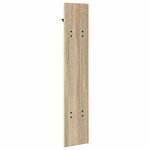 vidaXL Porte-manteau mural Chêne sonoma 20 x 1.5 x 100 cm