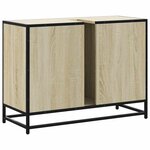 vidaXL Meuble de salle de bain avec lavabo Chêne Sonoma 80 x 33 x 60 cm Bois d'ingénierie