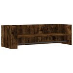 vidaXL Étagère murale chêne fumé 100x35x30 5 cm bois d'ingénierie