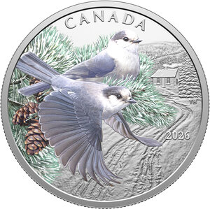 Monnaie CANADA JAYS Colourful Birds 1 Oz Argent 20$ Canada 2026 (PRÉCOMMANDE)
