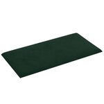 vidaXL Panneaux muraux 12 Pièces Vert foncé 30x15 cm Velours 0 54 m²