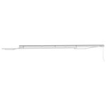 vidaXL Auvent Blanc 6 × 3 5 m Métal