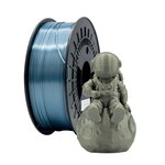 Filament 3D PLA SOIE - Diamètre 1 75 mm - Bobine 1kg - Couleur Argent