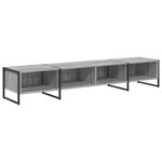 vidaXL Meuble TV Gris Sonoma 170 5 x 36 x 30 5 cm Bois d'ingénierie