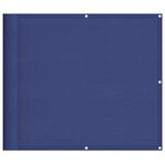vidaXL Écran de balcon bleu 90x800 cm 100  polyester oxford