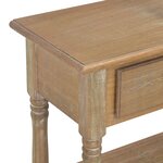 vidaXL Table console 110x30x76 cm bois d'ingénierie