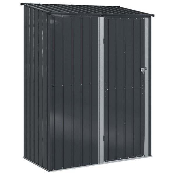 vidaXL Cabanons de jardin Anthracite 153 5 x 86 x 200 cm Métал