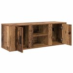 vidaXL Meuble TV Bois Ancien 100 x 31 5 x 35 cm Bois d'ingénierie