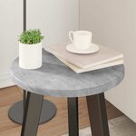 vidaXL Plateau de table Gris béton 30 x 30 x 1.5 cm Bois d'ingénierie