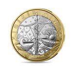Signes astros - Balance - Monnaie de 5€ métal commun