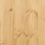 vidaXL Chaises à manger pliables lot de 4 Corona bois massif de pin