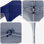 vidaXL Tente de fête pop-up 575 x 288 x 245 cm Bleu Tissu Oxford