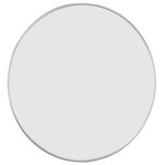 vidaXL Miroir mural Argenté Ø 50 cm Rond