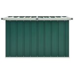 vidaXL Boîte de rangement de jardin Vert 109x67x65 cm