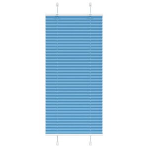 vidaXL Store plissé bleu 65x150 cm largeur du tissu 64 4 cm polyester