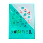 Sachet De 10 Pochettes Coin Polypropylène Lisse Premium - A4 - Couleurs Assorties - X 10 - Exacompta