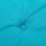 vidaXL Coussin de banc de jardin Turquoise 100 x 50 x 4 cm