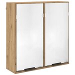 vidaXL Ensemble de mobilier de salle de bain 3 Pièces Chêne artisanal