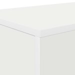 vidaXL Blanc 101 x 30 x 74 cm