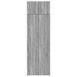 vidaXL Armoire de rangement sonoma gris 70x42 5x225 cm