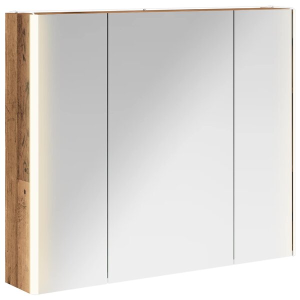 vidaXL Armoire Miroir de Salle de Bain Bois ancien 83 5 x 15 5 x 70 cm
