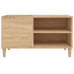 vidaXL Armoire à disques chêne sonoma 84 5x38x48 cm bois d'ingénierie