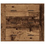 vidaXL Buffet vieux bois 80x33x70 cm bois d'ingénierie