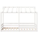 vidaXL Lit pour enfants sans matelas blanc 90x200 cm bois pin massif