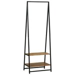 vidaXL Range-Vêtements 60x45x180 cm Bois d'Acacia