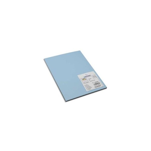 Paquet de 15 feuilles papier dessin 21x29 7 CANIRIS VIVALDI 185g. bleu ciel CANSON