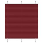 vidaXL Store plissé rouge bordeaux 120x150 cm largeur du tissu 119 4cm