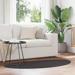 vidaXL Tapis Anthracite 80 x 150 cm Polyester
