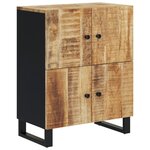 vidaXL Buffet avec 4 portes 60x33x75 cm bois massif de manguier