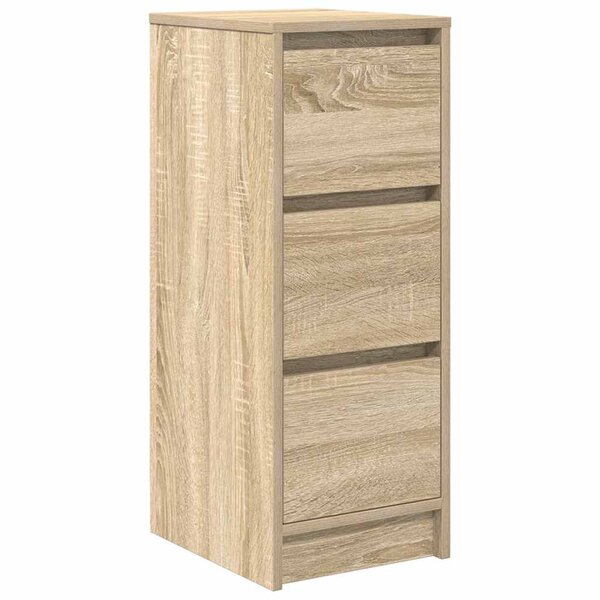 vidaXL Buffet chêne sonoma 29 5x34x76 cm bois d'ingénierie