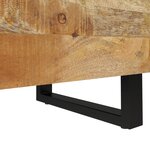 vidaXL Table de chevet 40x33x46 cm Bois de manguier solide