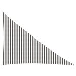 vidaXL Voile d'ombre 3 x 4 x 5 m HDPE Triangulaire Gris clair et blanc