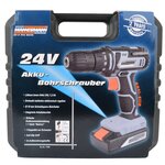 Brüder Mannesmann Perceuse sans fil 24 V 1 3 Ah