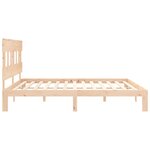 vidaXL Cadre de lit sans matelas bois massif de pin
