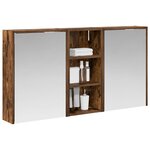 vidaXL Ensemble de Meubles de Salle de Bain 3 Pièces 116 x 16 x 62 5 cm