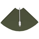 vidaXL Étagère Flottante d'Angle 2 pc Vert olive 15 x 15 x 2 cm