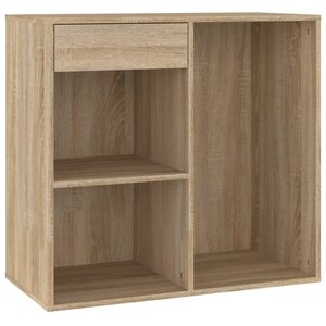 vidaXL Armoire cosmétique Chêne sonoma 80x40x75 cm Bois d'ingénierie