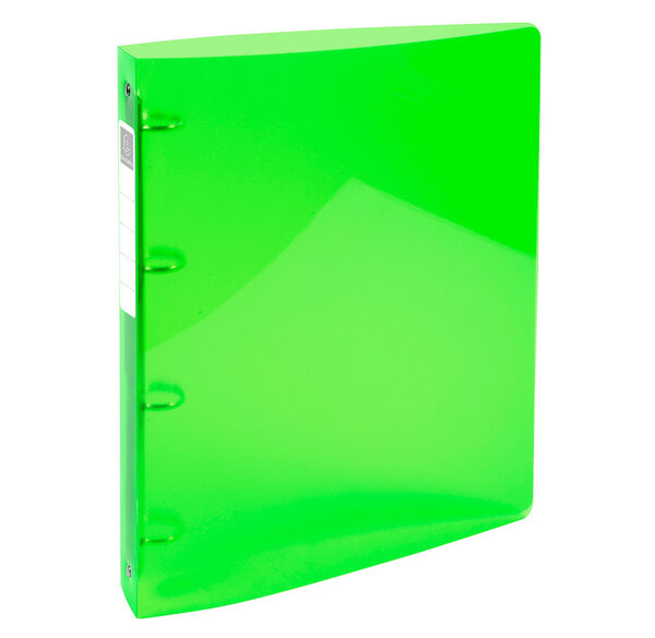 Classeur 4 anneaux 30mm IDERAMA PP polypropylène 7/10e A4 maxi Vert Anis EXACOMPTA