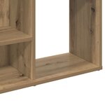 vidaXL Séparateur de pièce/Bibliothèque chêne artisanal 100x24x140 cm